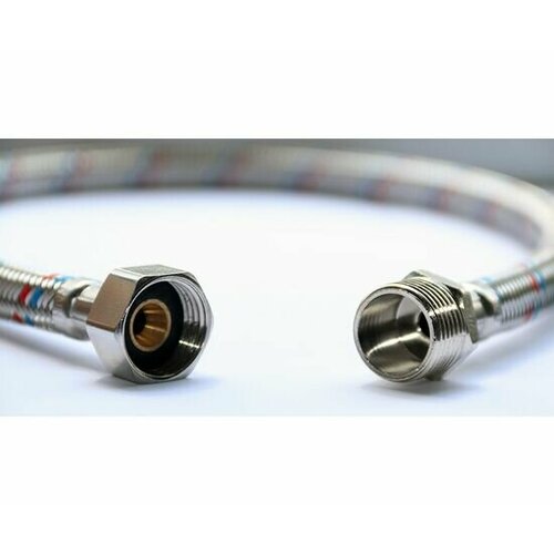 Подводка вода нержавейка 1/2 0.6 гайка/штуцер флексилайн