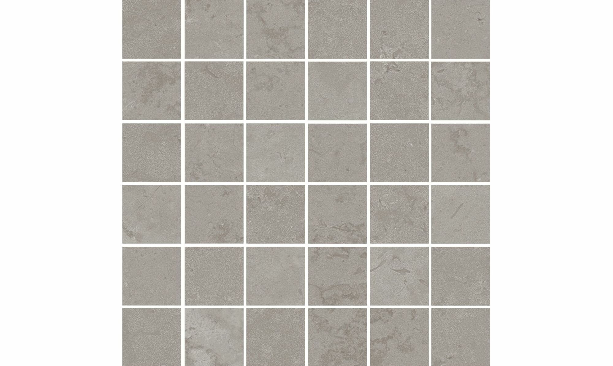 фото DD205220/MM Про Лаймстоун серый матовый мозаичный 30x30x0,9 керам. декор (гранит)