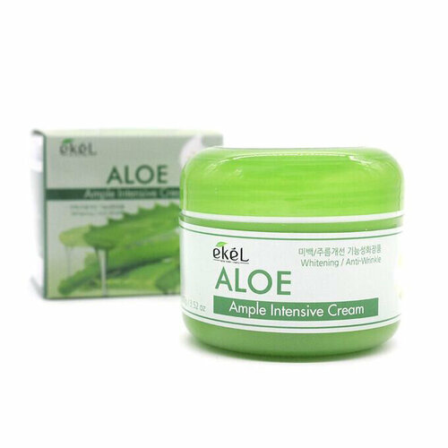 Крем Ample Intensive Cream Aloe 100 мл ekel крем для лица с алоэ ample intensive cream aloe