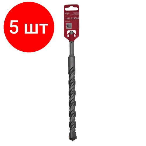 elitech пика elitech sds plus 400мм 1820 036200 Комплект 5 штук, Бур SDS-plus 20х260мм ELITECH (1820.029000)