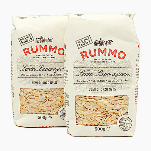 Макароны Семи Ди Орзо (Semi de orzo) № 27) RUMMO, 500 г * 2 штуки