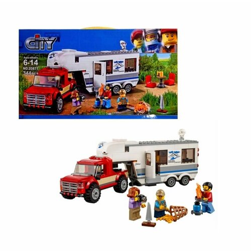 Конструктор Сити Дом на колесах 344 детали 20871