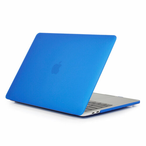 фото Чехол для ноутбука apple macbook air 13.3 a1932 / a2179 / a2337 (2018-2022 года) - темно-синий , матовый der-kit