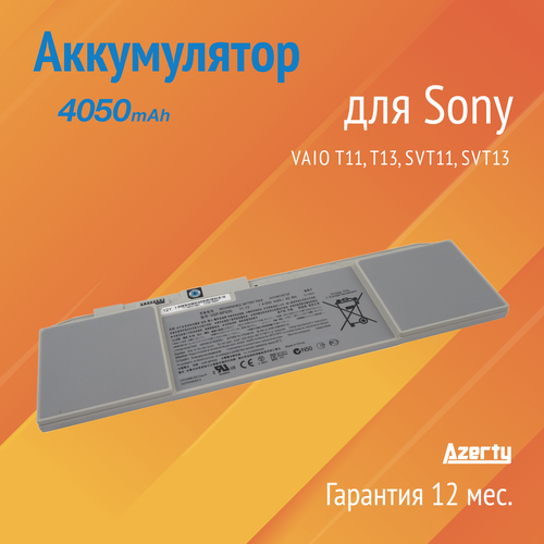 Аккумулятор VGP-BPS30 для Sony Vaio T11 / T13 / SVT11 / SVT13 аккумулятор для sony vaio svt11 svt13 vgp bps30