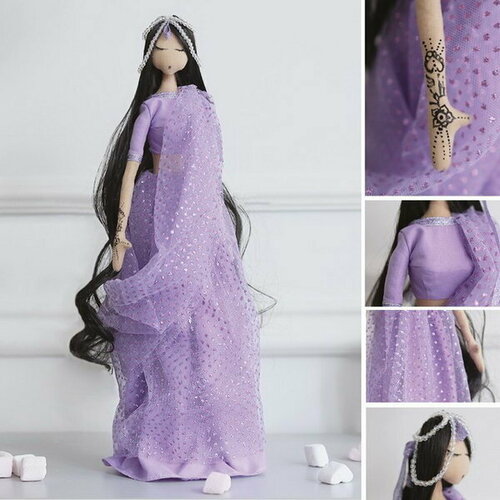 Набор для шитья. Интерьерная кукла Жасмин, 43 см
