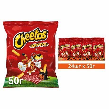 Палочки кукурузные Cheetos Кетчуп 50г - фото №11