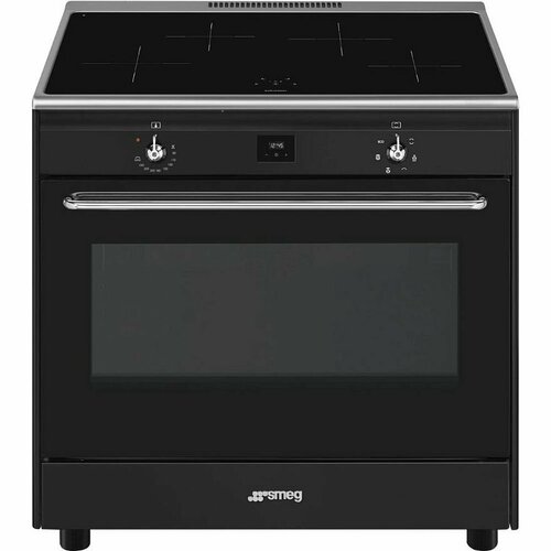 Варочный центр Отдельностоящий SMEG CG90IANT9 индукционный черный 17259000₽
