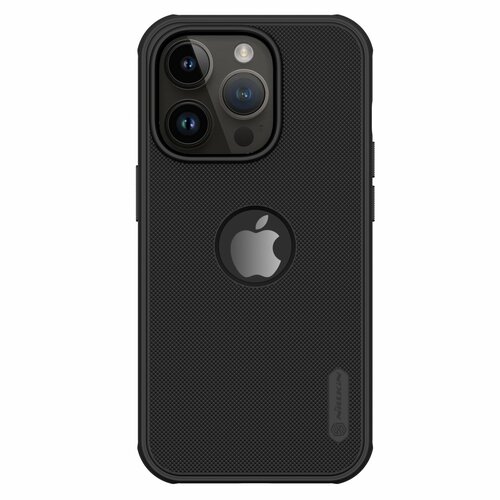 фото Усиленный чехол от nillkin для iphone 15 pro, серия super frosted shield pro (с вырезом под лого)