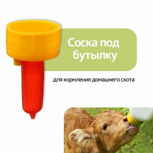 Соска под бутылку для кормления домашнего скота Greengo