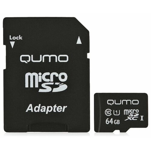 Карта памяти MicroSDXC Class 10 UHS-1 3.0 64Gb карта памяти qumo microsdxc 64gb class10 uhs i 3 0 18805 адаптером