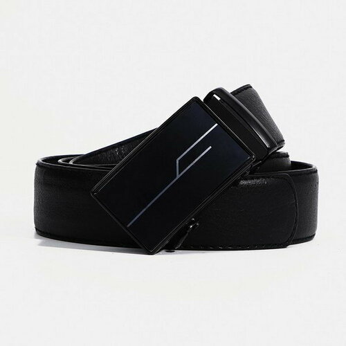 фото Ремень сима-ленд, размер 110, черный сима-лэнд