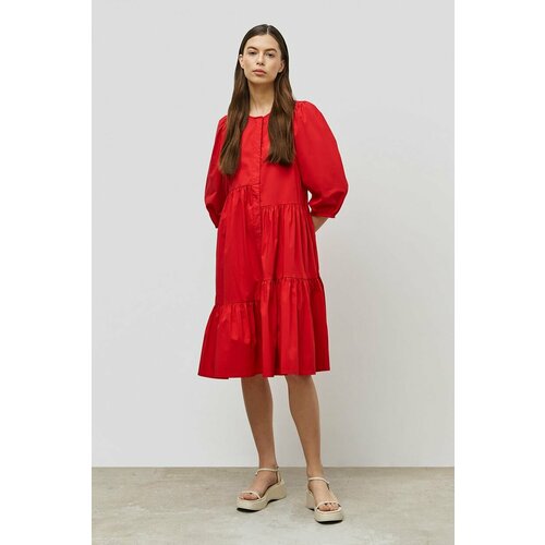 фото Платье baon, размер 46, красный