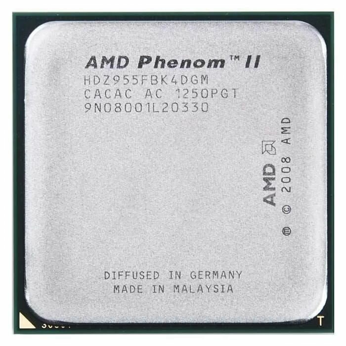 Процессор AMD Phenom II X4 955 AM3 4 x 3200 МГц