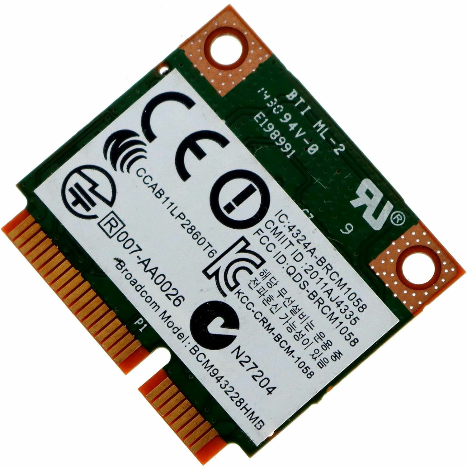 Broadcom BCM943228HMB WiFi адаптер для ноутбука