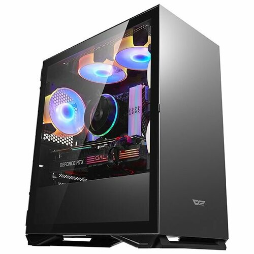 Корпус darkFlash DLM22 mATX, Mini-Tower, без БП черный (DLM22-BK) корпус aerocool playa slim без бп matx mini tower черный