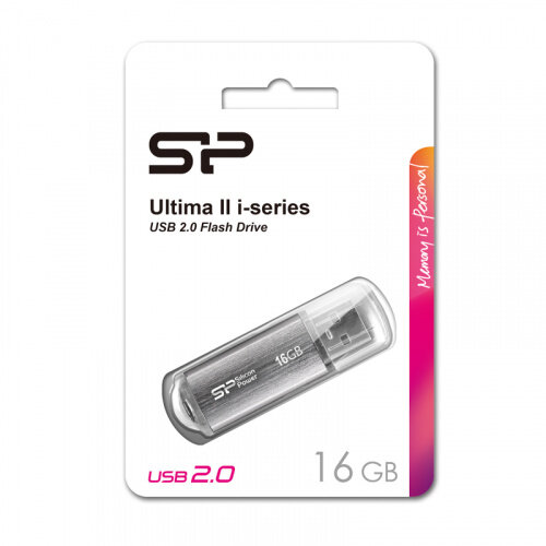 Флешка USB 2.0 Silicon Power 16 ГБ Ultima II ( SP016GBUF2M01V1S )