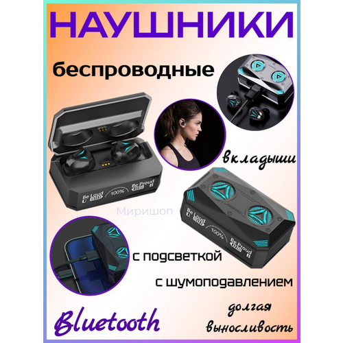 Беспроводные наушники M96 Plus с подсветкой и шумоподавлением 181500₽