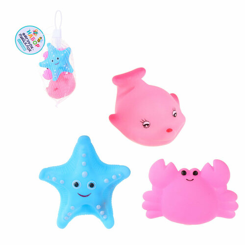 Мешок подарков Набор фигурок-пищалок 3шт резина 5х12х5см 2 дизайна 6 штук 1089₽