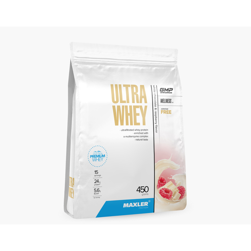 Maxler Ultra Whey (450 гр) (белый шоколад с малиной) maxler ultra whey bag 450 гр шоколад