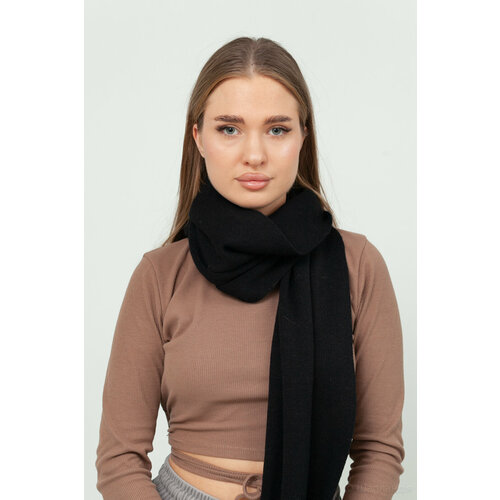 Шарф ШапЛандия,30х30 см, one size, черный шарф sorelle 150х31 см one size черный