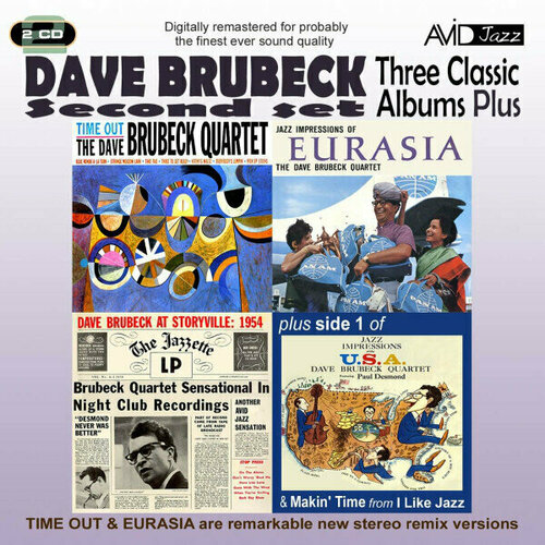 AUDIO CD DAVE BRUBECK - Three Classic Albums Plus (Remastered). 2 CD