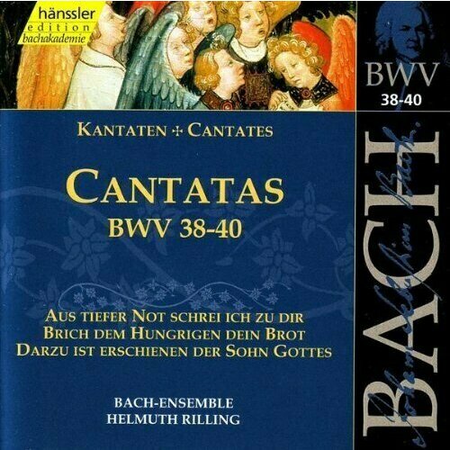 AUDIO CD BACH, J.S: Cantatas, BWV 38-40