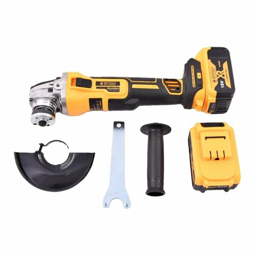 УШМ аккумуляторная Remtools болгарка 18V Угловая шлиф машина болгарка 18V Угловая шлифмашина регулировка оборотов плавный пуск 125 мм 18V 9000 обмин 1050000₽