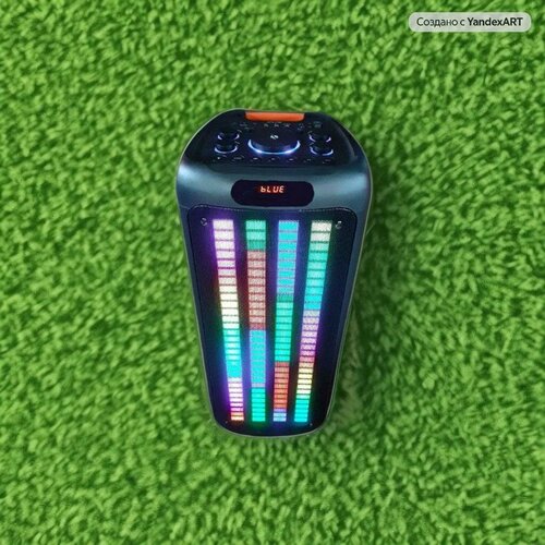 Колонка акустическая портативная Караоке 17561 NEW P M P O 1200ВтМикрофонПультBluetoothFMUSBTFAUXTWSLed подсветкаПодключение гитары 1630000₽