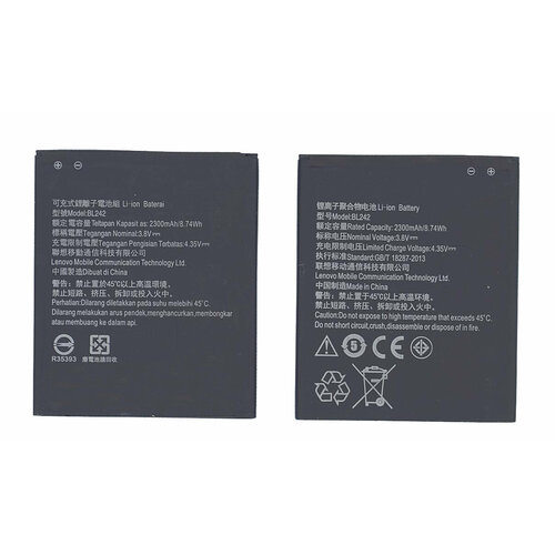 аккумулятор cs blk300sl bl242 для lenovo a6010 lenovo k3 3 7v 1900mah 7 03wh Аккумуляторная батарея BL242 для Lenovo A6010 Lenovo K3