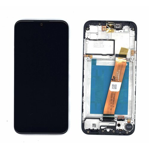 Модуль (матрица + тачскрин) для Samsung Galaxy M01 SM-M015 черный с рамкой модуль матрица тачскрин для samsung galaxy m01 sm m015 черный с рамкой