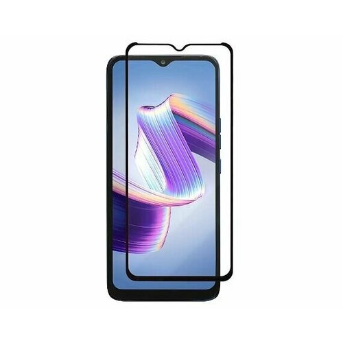 Realme Narzo 50i -защитное стекло 30D черное