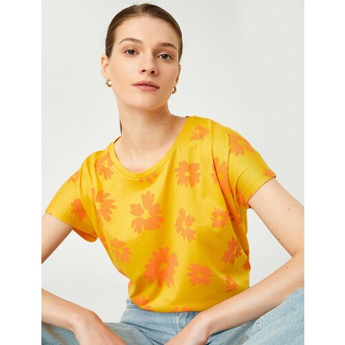 фото Футболка koton, размер s, желтый