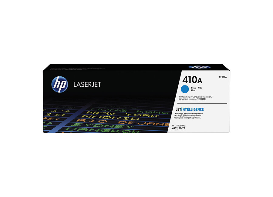 Kартридж HP 410A для Color LaserJet Pro M452/477 голубой (2 300 стр.)