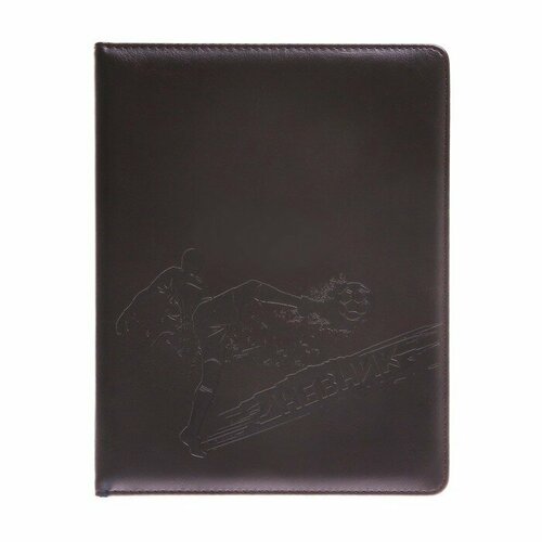 Дневник школьный 5-11 класс обложка ПВХ Футболист коричневый 584₽