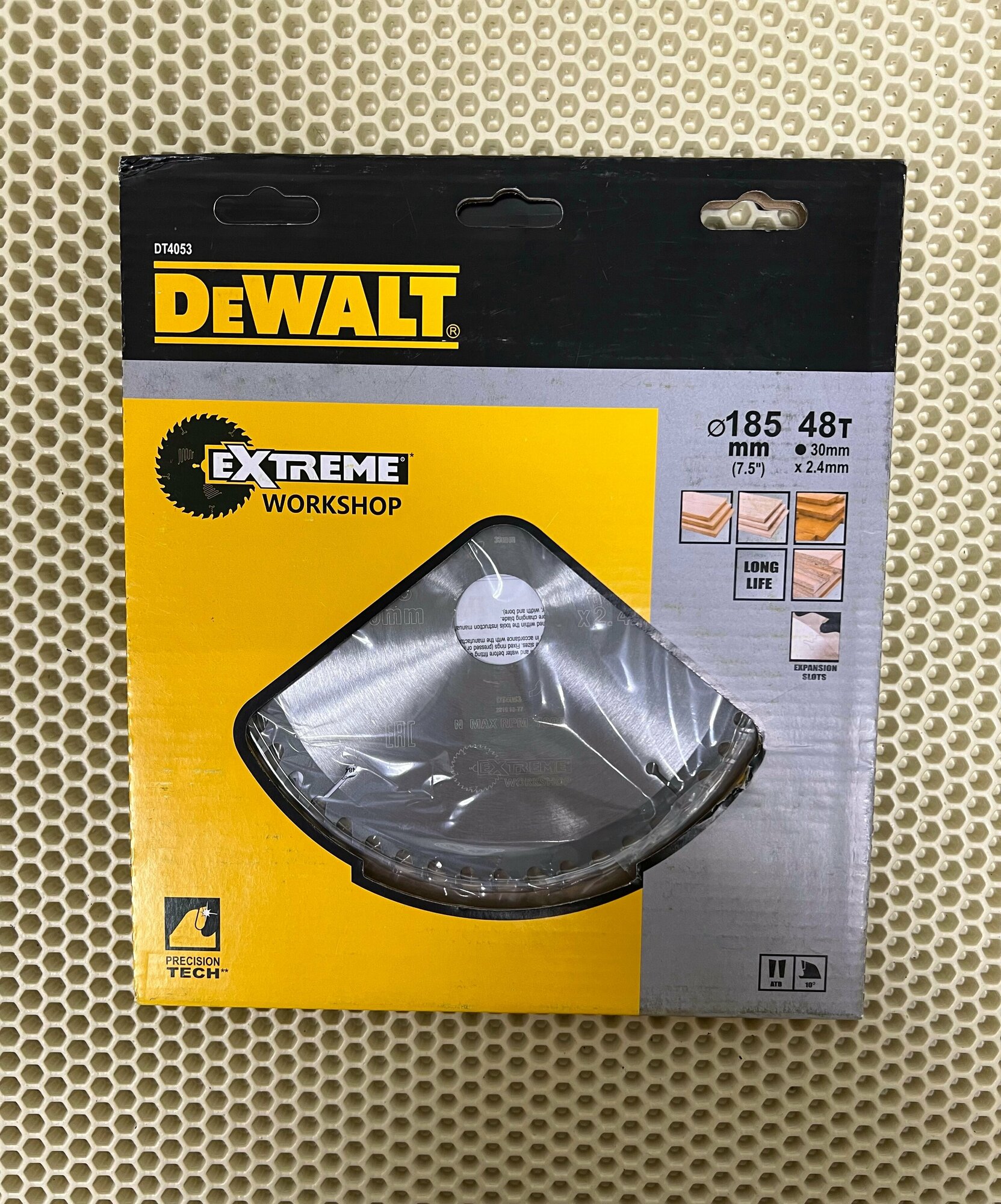 Диск пильный для резки дерева DeWalt 185x30mm 48T