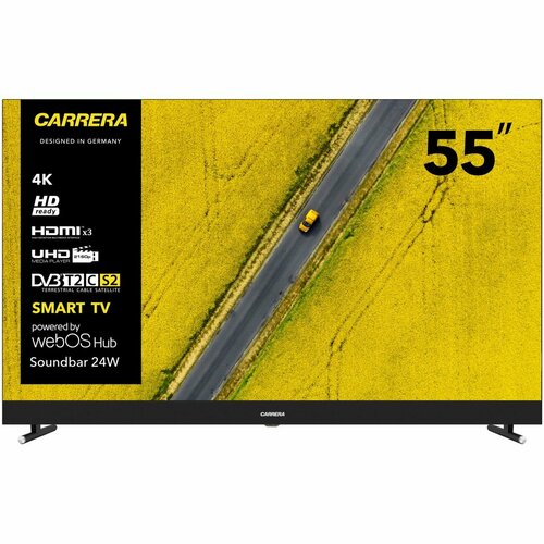Телевизор с саундбаром QLED 4K 55 Carrera №554