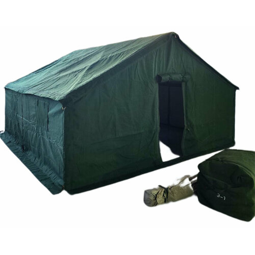 фото Всесезонная армейская палатка 4,6м на 4,5м военпро