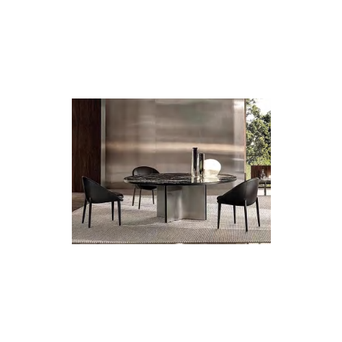 Стол мраморный , обеденный, вращающийся .