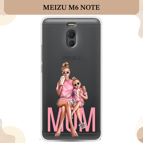 силиконовый чехол для meizu m6 прозрачный 1 0 мм Силиконовый чехол Lovely mom на Meizu M6 Note / Мейзу M6 Нот, прозрачный