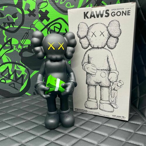 Игрушка фигурка Kaws 30см Деньги Черный