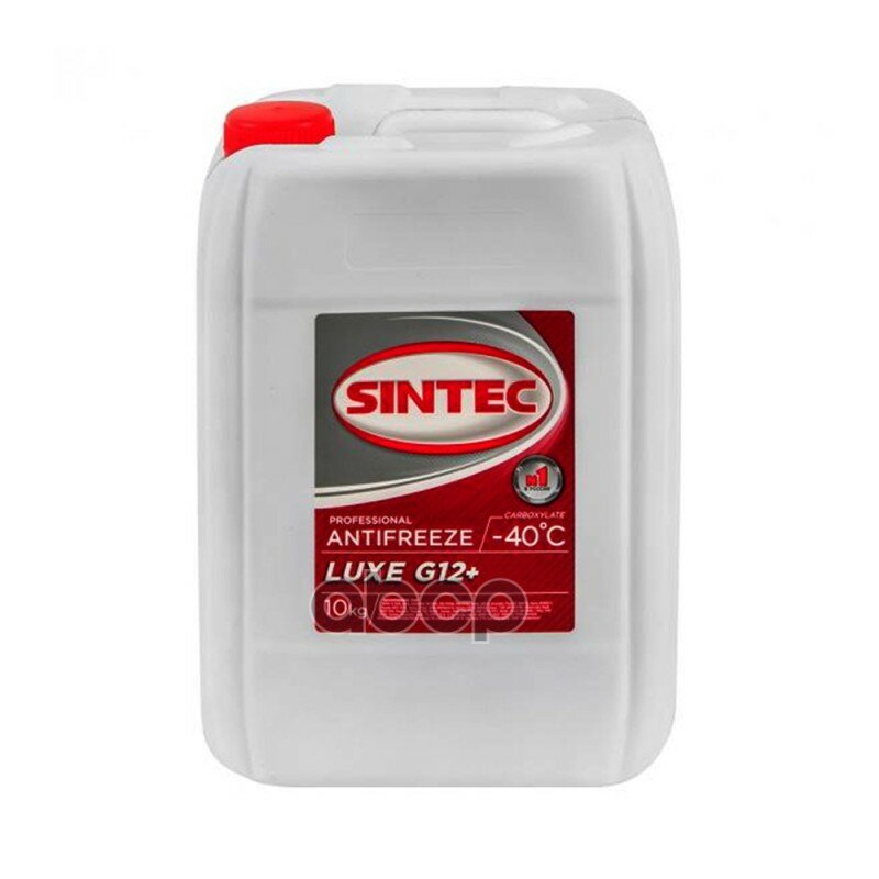 Антифриз Sintec Antifreeze Luxe G12+ Red -40 (10 Кг) (Старый Арт. 756665) SINTEC арт. 614504