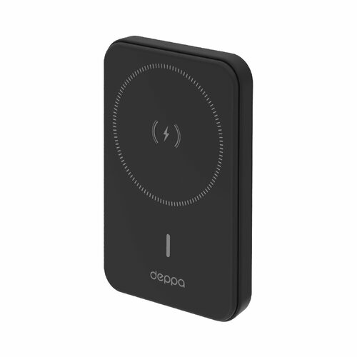 Внешний АКБ NRG MageSafe 5000 мА-ч Basic 15Вт QI черный Deppa 33666 3700₽