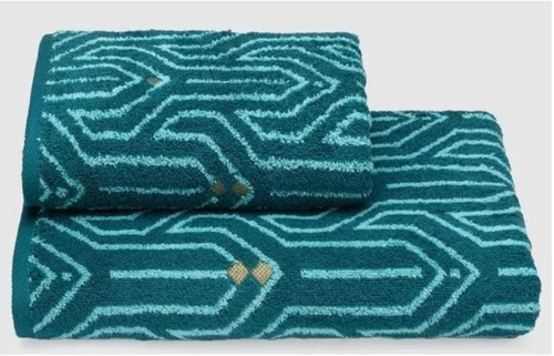 ДМ-Люкс Полотенце банное, Махровая ткань, 70x130 см, разноцветный, 1 шт.