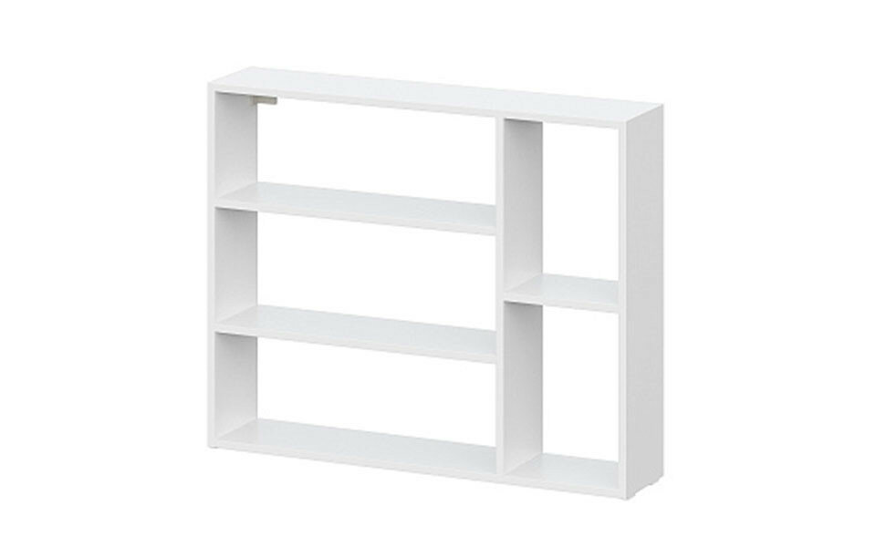 фото Модульная система "Анри", стеллаж белый текстурный