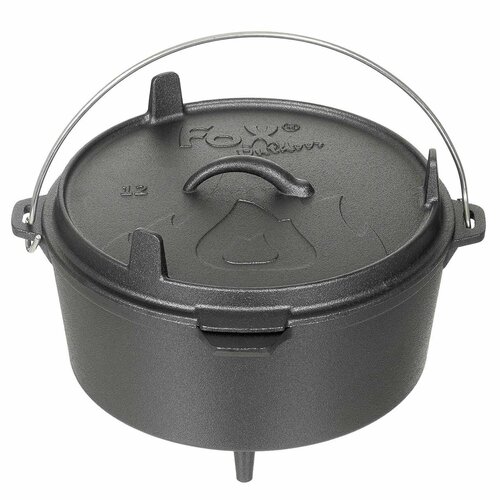 Походная посуда Fox Outdoor Dutch Oven Cast Iron 5.7 L походная посуда fox outdoor cast iron pot 5 l