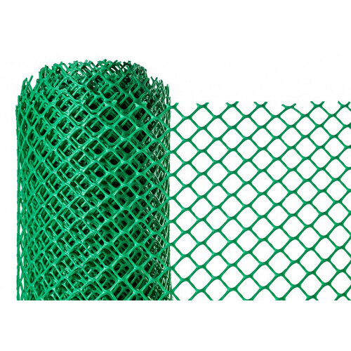 Пластиковая садовая решетка Ф-18 в рулоне 1.6х10 м, ячейка 18х18 мм, 385 г/м2, зеленая пластиковая садовая решетка ф 17 в рулоне 1х10 м ячейка 17х17 мм 250 г м2 зеленая