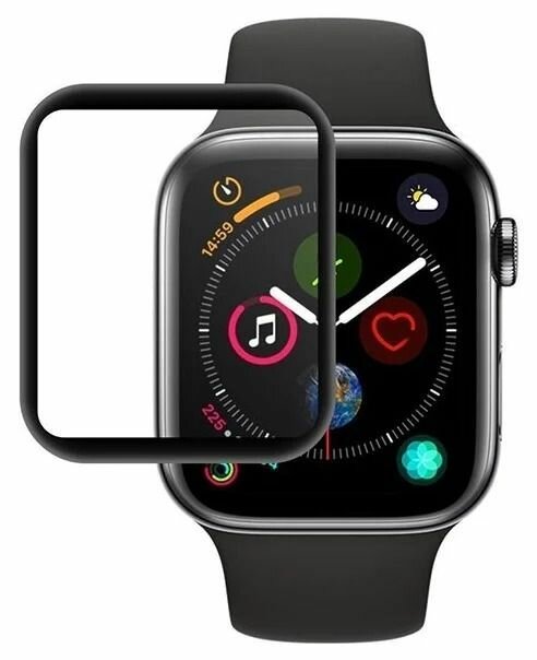 Защитное стекло 3d full screen для Apple Watch 4S, 40 мм, 1 шт.