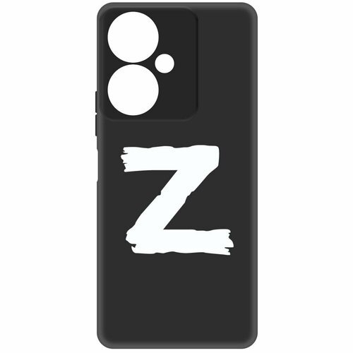 Чехол-накладка Krutoff Soft Case Z для Vivo Y27 4G черный чехол накладка krutoff soft case чужой космос для vivo y27 4g черный