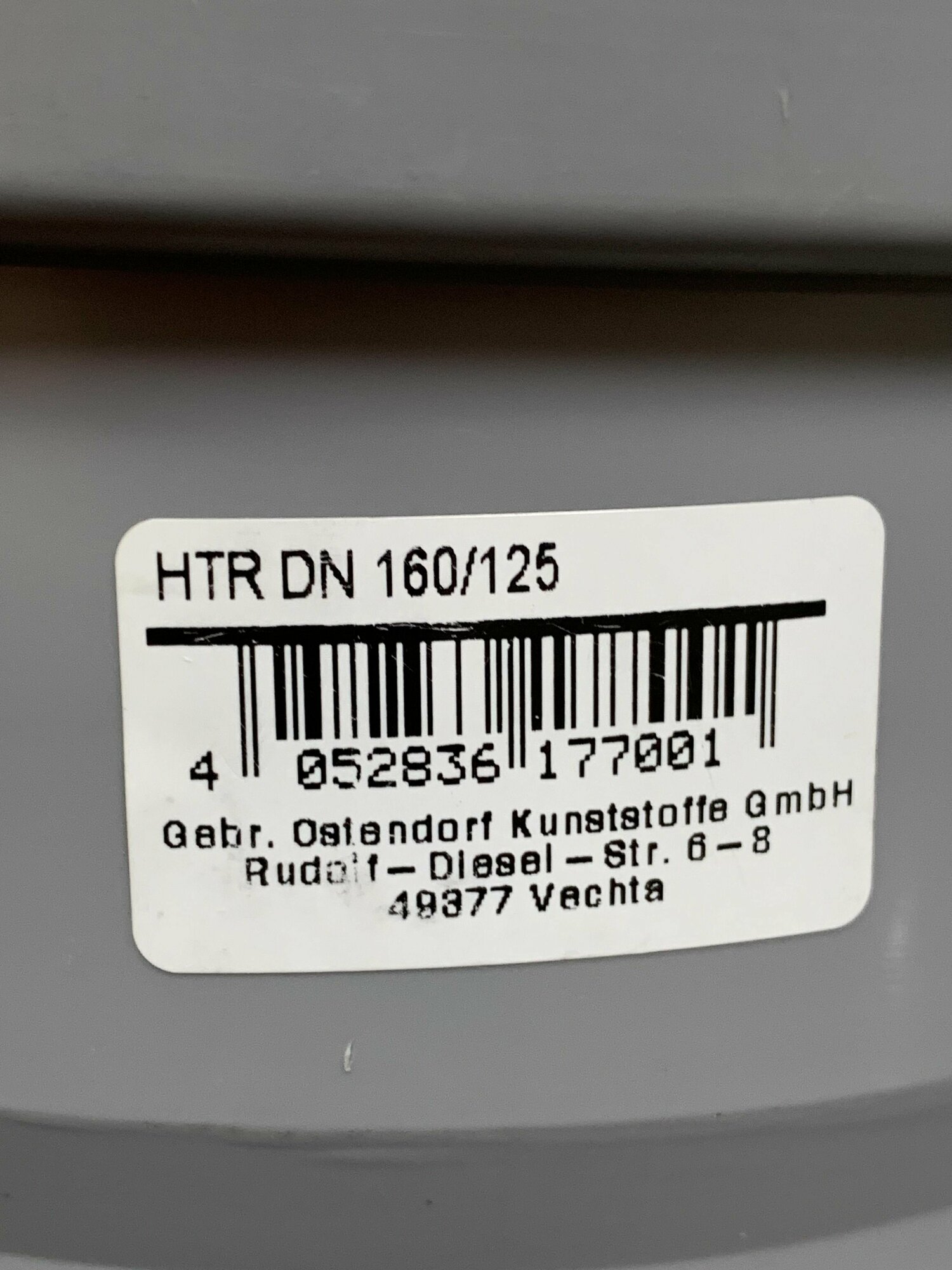 Редукция Ostendorf HTR 160/125 мм, Ger - фото №12