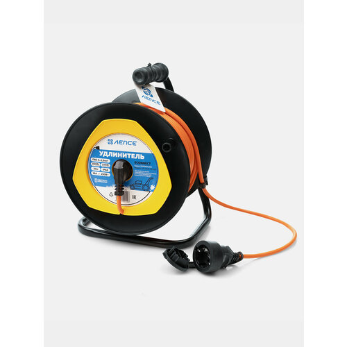 Удлинитель лепсе ГОСТ ПВС 3x15 16А 30м IP44 на пласт катушке 3805₽
